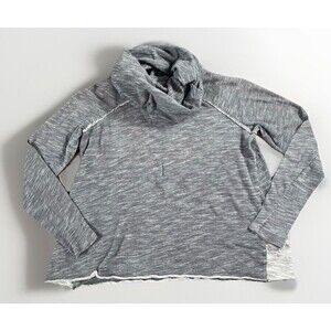 Free People FP Beach Gray Cowl Neck Cotton Pullover Women’s XS/S